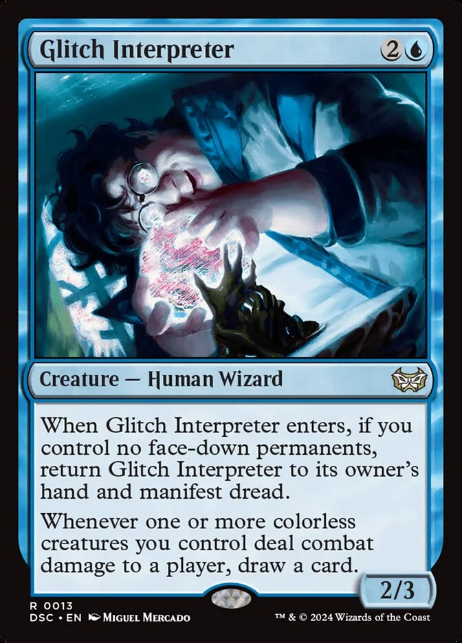 Glitch Interpreter (Duskmourn: House of Horror Commander) - Magic: The Gathering in TCG Land