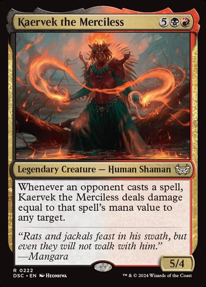 Kaervek the Merciless (Duskmourn: House of Horror Commander) - Magic: The Gathering in TCG Land México