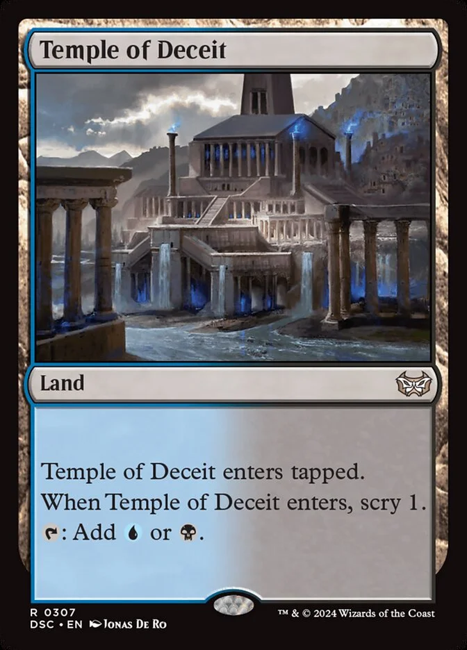 Temple of Deceit (Duskmourn: House of Horror Commander) - Magic: The Gathering in TCG Land