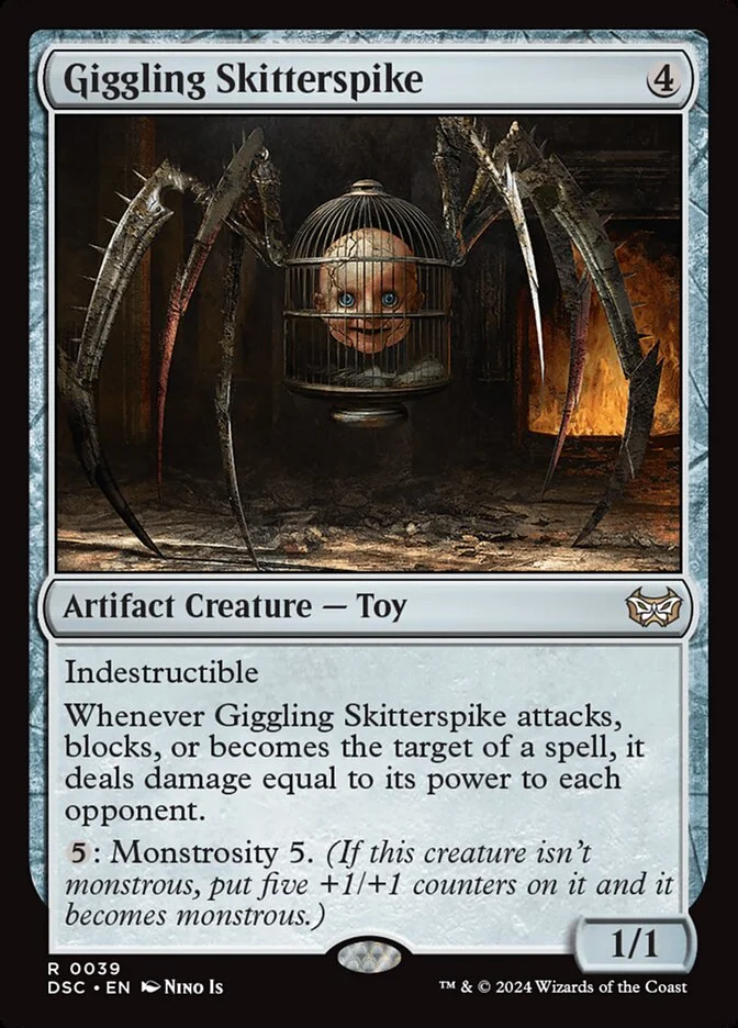 Giggling Skitterspike (Duskmourn: House of Horror Commander) - Magic: The Gathering in TCG Land