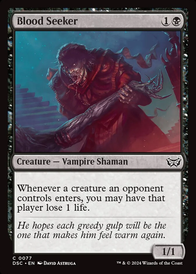 Blood Seeker (Duskmourn: House of Horror Commander) - Magic: The Gathering in TCG Land México