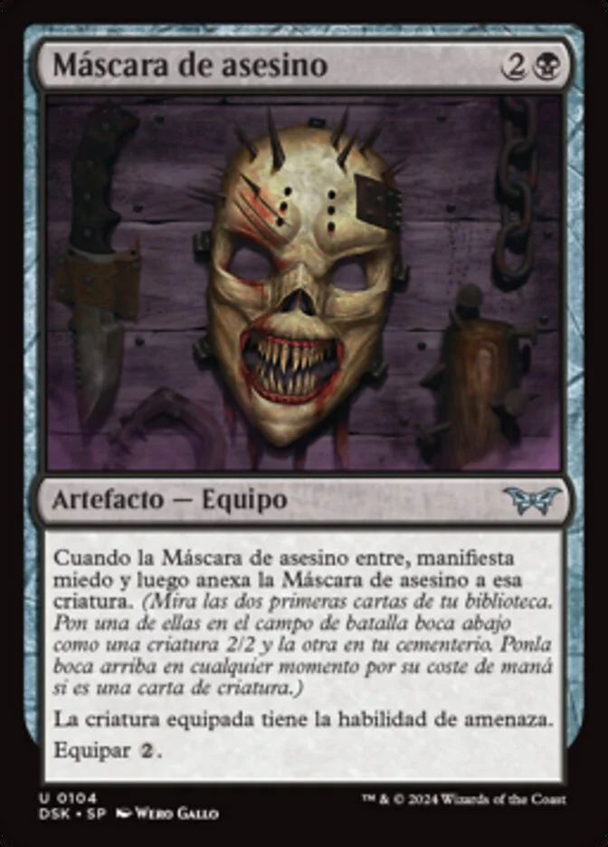 Máscara de asesino (Duskmourn: House of Horror) - Magic: The Gathering in TCG Land