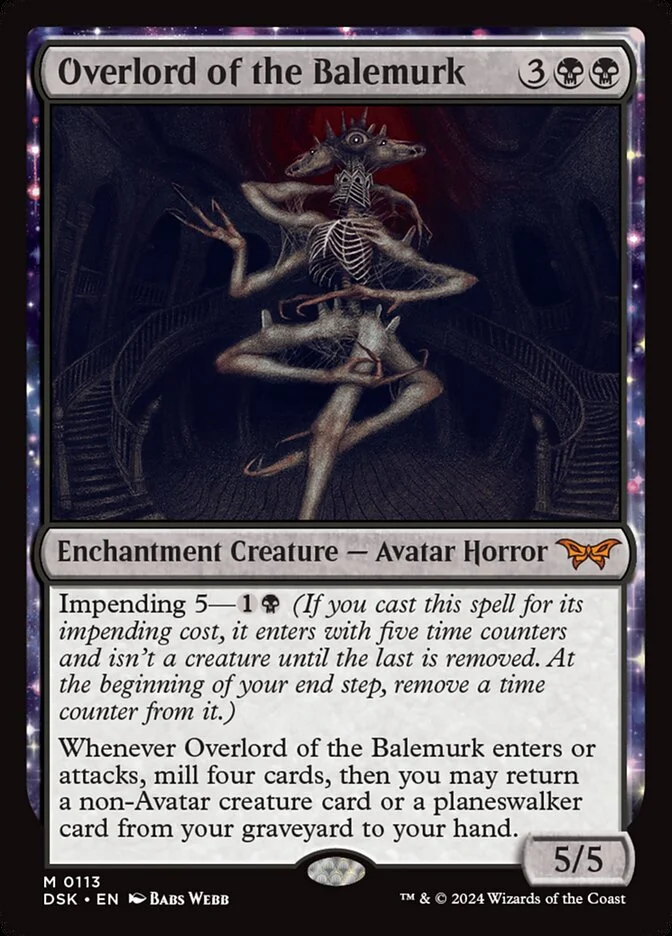 Overlord of the Balemurk (Duskmourn: House of Horror) - Magic: The Gathering in TCG Land
