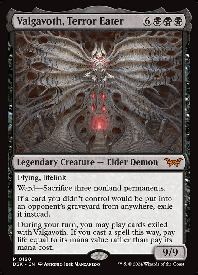 Valgavoth, Terror Eater (Duskmourn: House of Horror) - Magic: The Gathering in TCG Land
