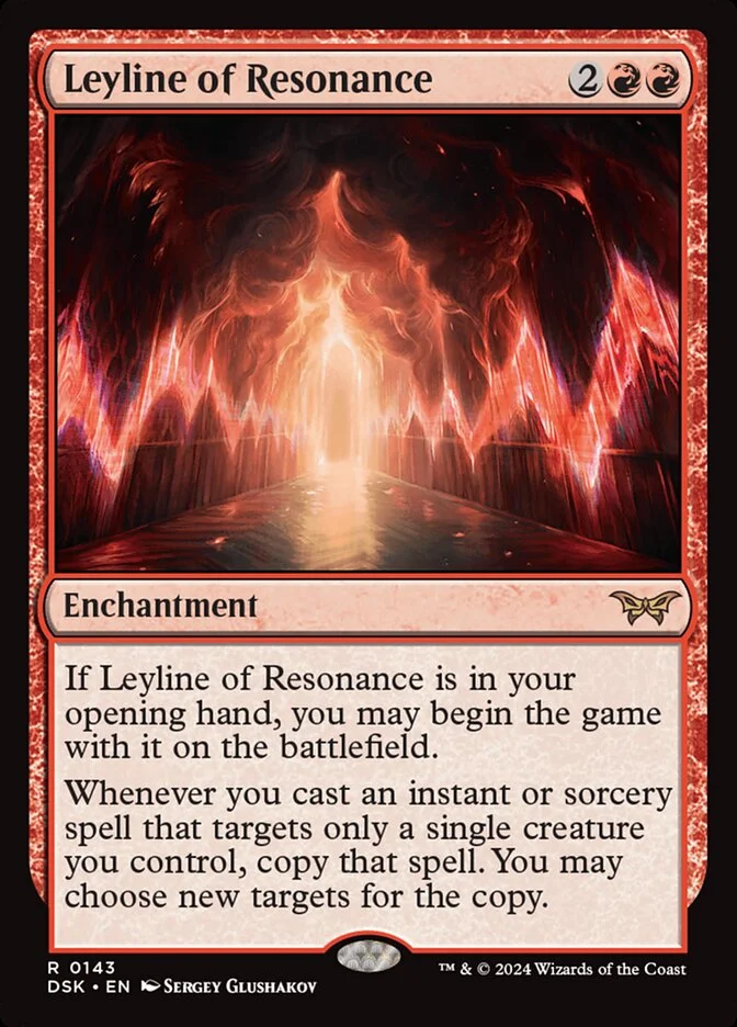 Leyline of Resonance (Duskmourn: House of Horror) - Magic: The Gathering in TCG Land