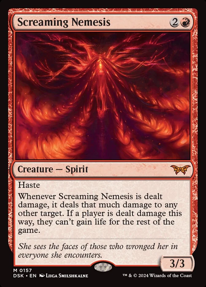 Screaming Nemesis (Duskmourn: House of Horror) - Magic: The Gathering in TCG Land