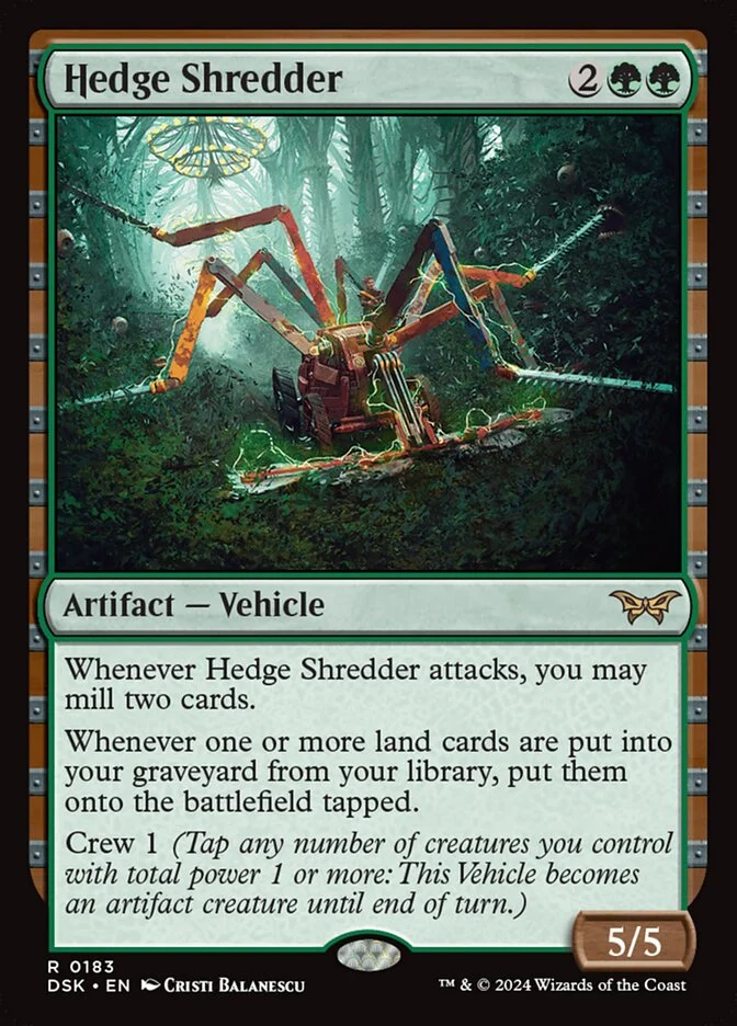Hedge Shredder (Duskmourn: House of Horror) - Magic: The Gathering in TCG Land México