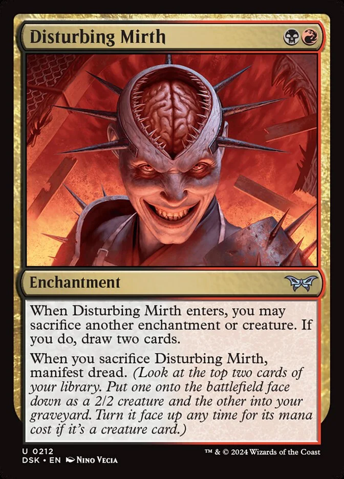 Disturbing Mirth (Duskmourn: House of Horror) - Magic: The Gathering in TCG Land