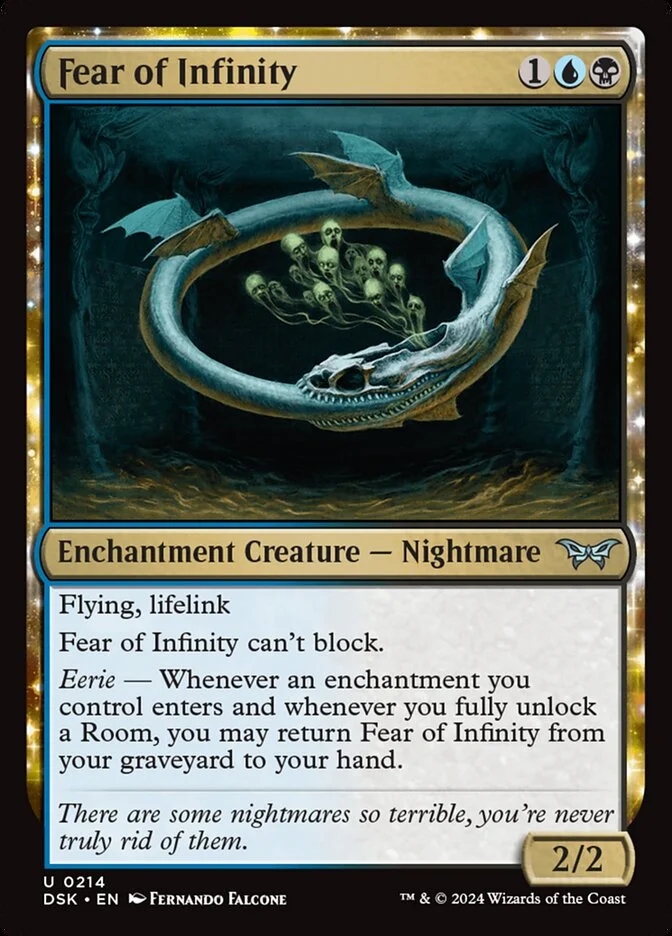 Fear of Infinity (Duskmourn: House of Horror) - Magic: The Gathering in TCG Land México