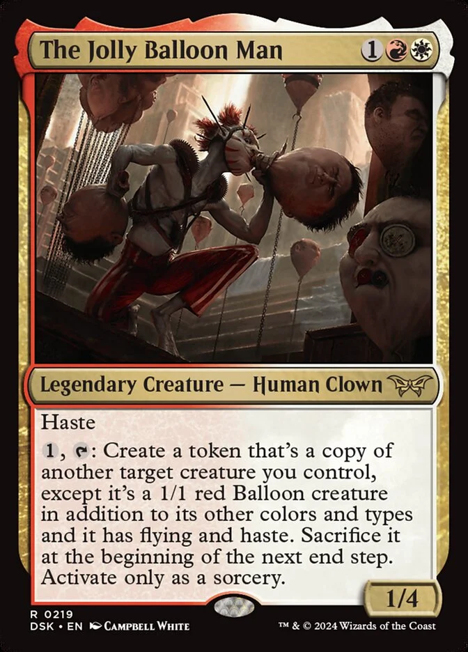 The Jolly Balloon Man (Duskmourn: House of Horror) - Magic: The Gathering in TCG Land