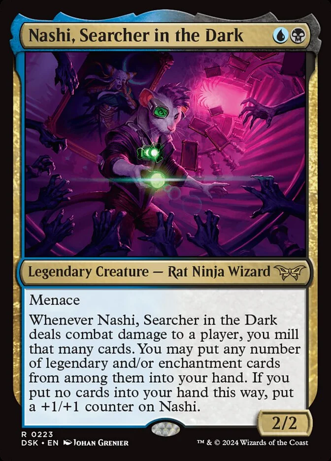 Nashi, Searcher in the Dark (Duskmourn: House of Horror) - Magic: The Gathering in TCG Land