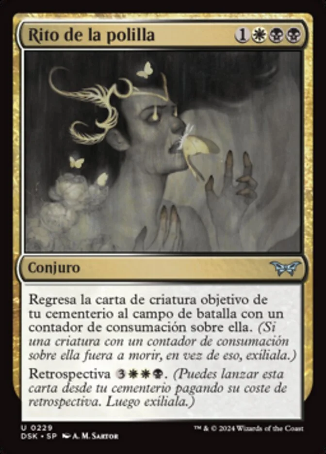 Rito de la polilla (Duskmourn: House of Horror) - Magic: The Gathering in TCG Land