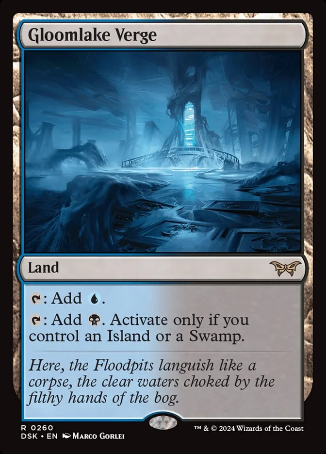 Gloomlake Verge (Duskmourn: House of Horror) - Magic: The Gathering in TCG Land