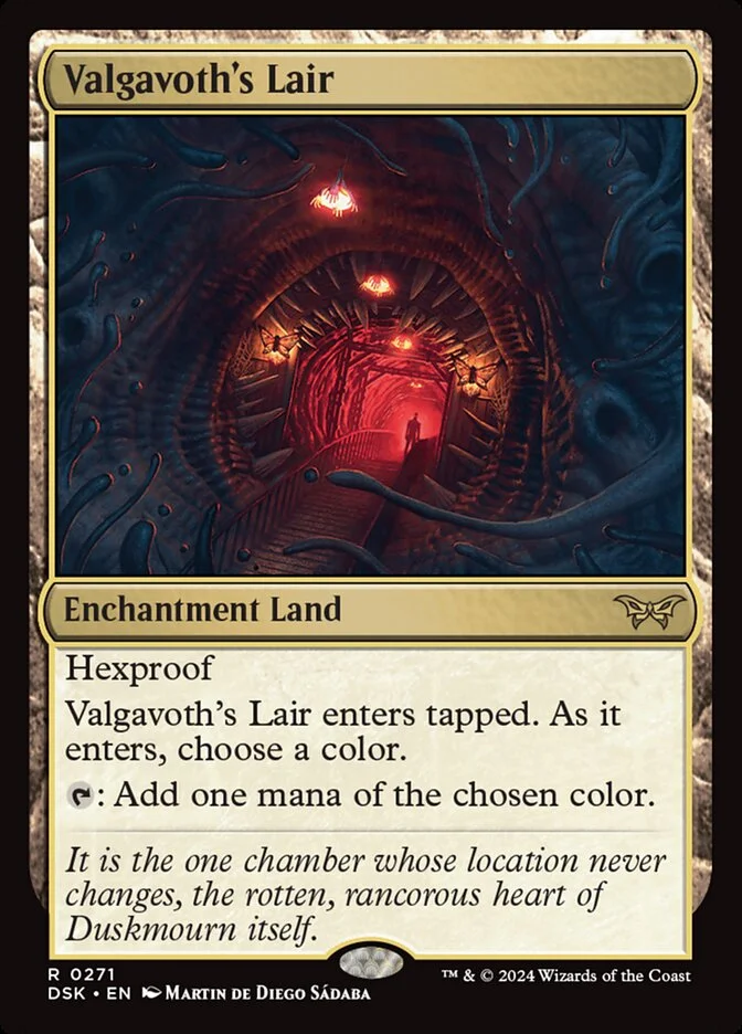 Valgavoth's Lair (Duskmourn: House of Horror) - Magic: The Gathering in TCG Land