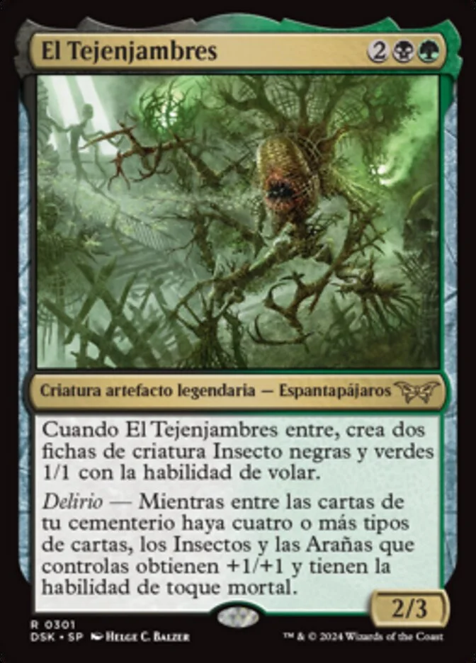 El Tejenjambres (Duskmourn: House of Horror) - Magic: The Gathering in TCG Land México