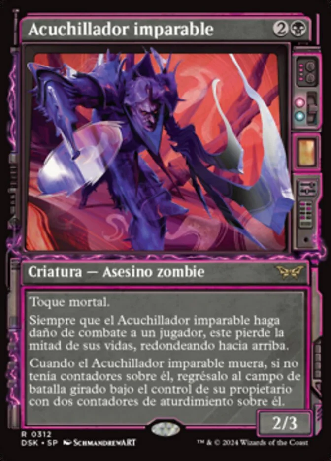 Acuchillador imparable (Duskmourn: House of Horror) - Magic: The Gathering in TCG Land México