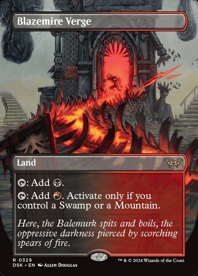 Blazemire Verge (Duskmourn: House of Horror) - Magic: The Gathering in TCG Land