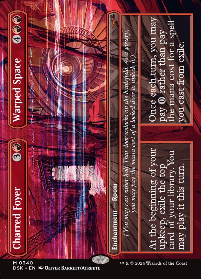 Charred Foyer (Duskmourn: House of Horror) - Magic: The Gathering in TCG Land