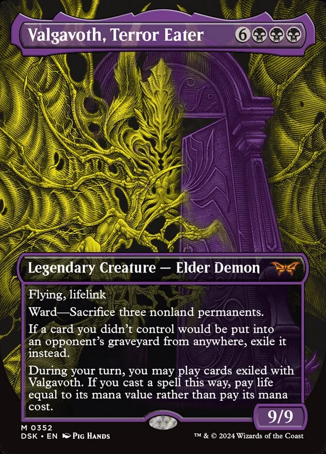 Valgavoth, Terror Eater (Duskmourn: House of Horror) - Magic: The Gathering in TCG Land