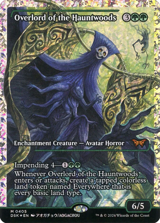 Overlord of the Hauntwoods (Duskmourn: House of Horror) - Magic: The Gathering in TCG Land México