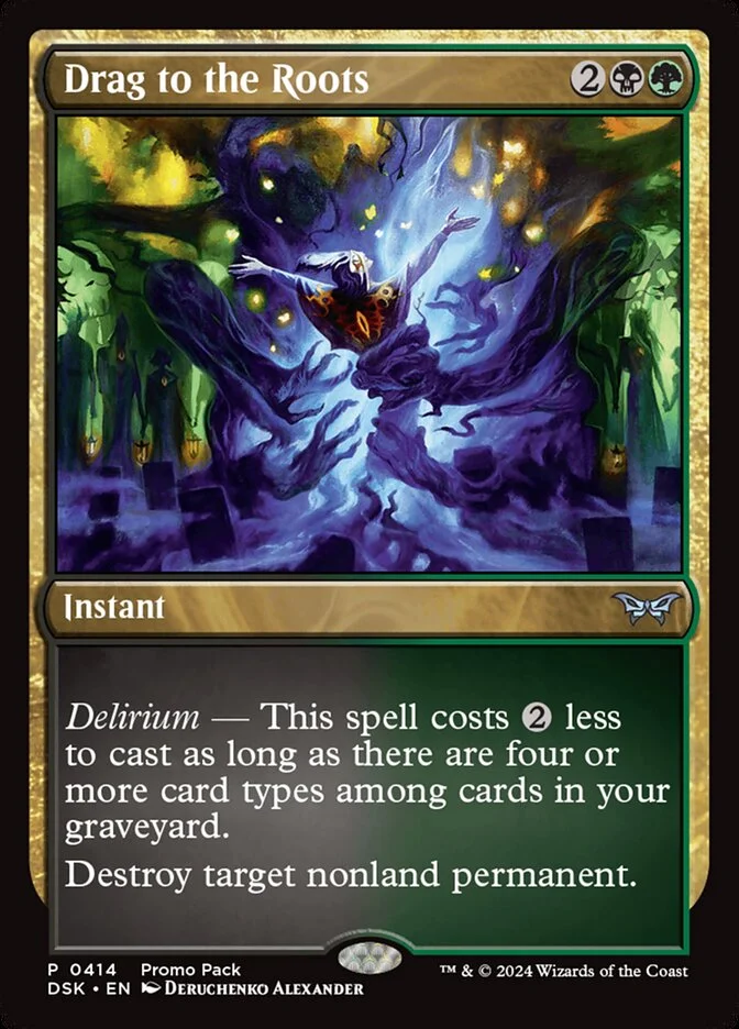 Drag to the Roots (Duskmourn: House of Horror) - Magic: The Gathering in TCG Land