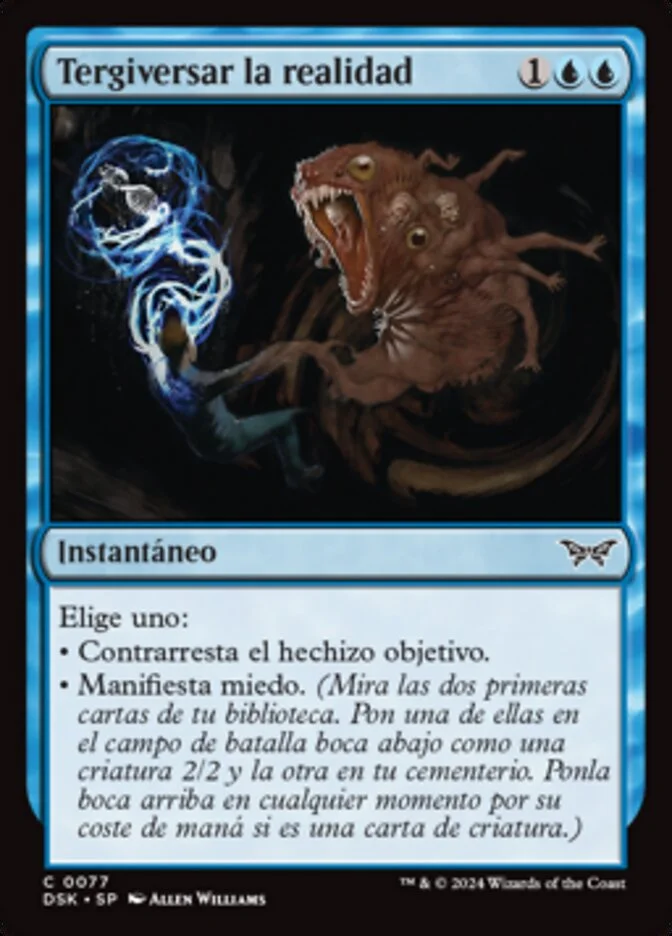 Tergiversar la realidad (Duskmourn: House of Horror) - Magic: The Gathering in TCG Land