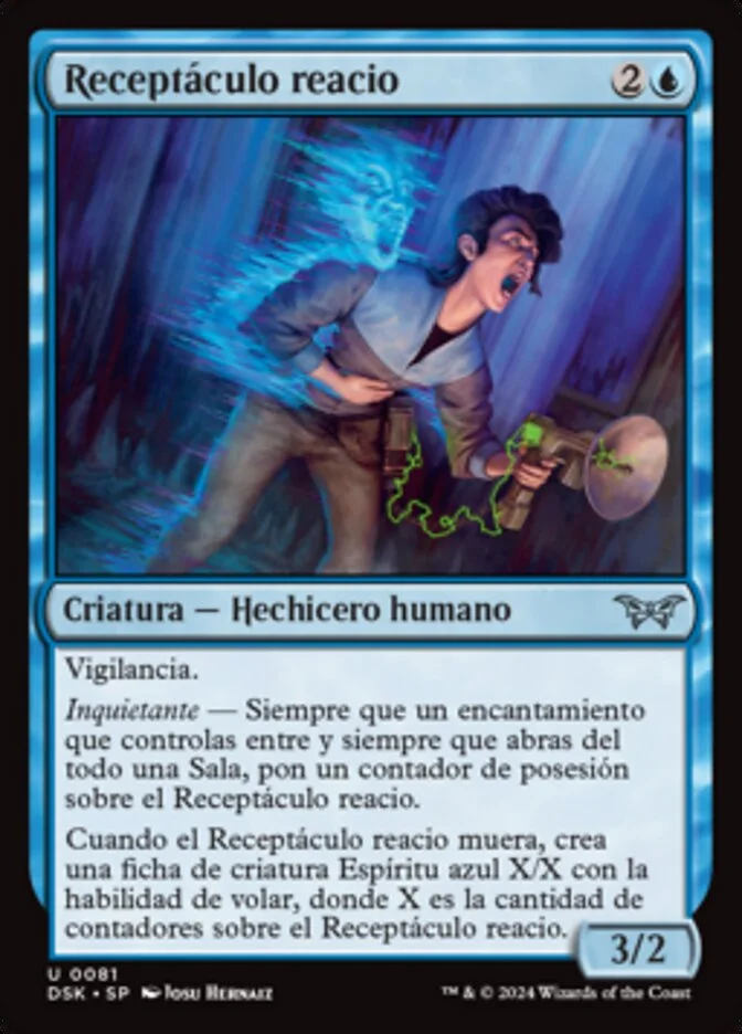 Receptáculo reacio (Duskmourn: House of Horror) - Magic: The Gathering in TCG Land México