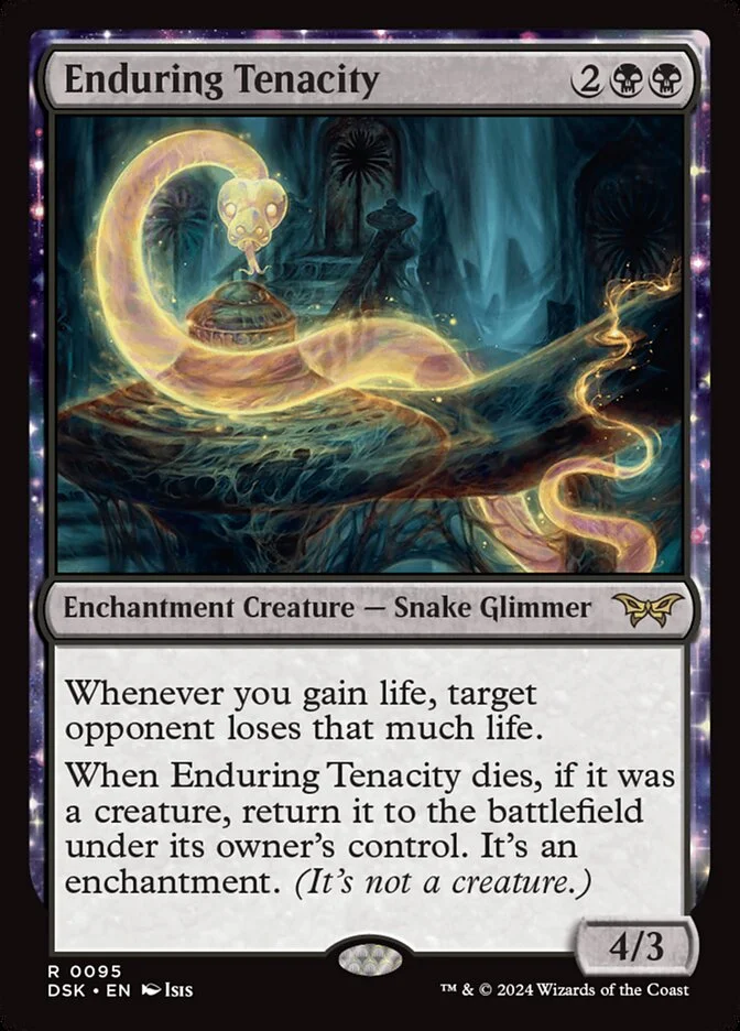 Enduring Tenacity (Duskmourn: House of Horror) - Magic: The Gathering in TCG Land