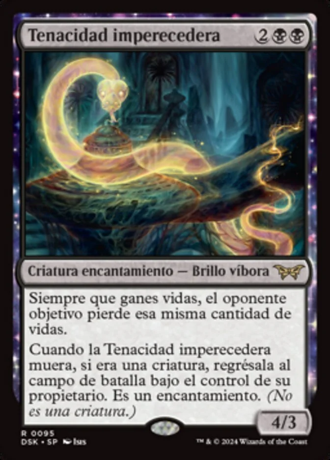 Tenacidad imperecedera (Duskmourn: House of Horror) - Magic: The Gathering in TCG Land