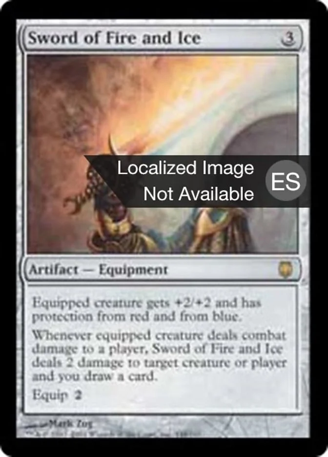 Espada de fuego y hielo (Darksteel) - Magic: The Gathering in TCG Land México