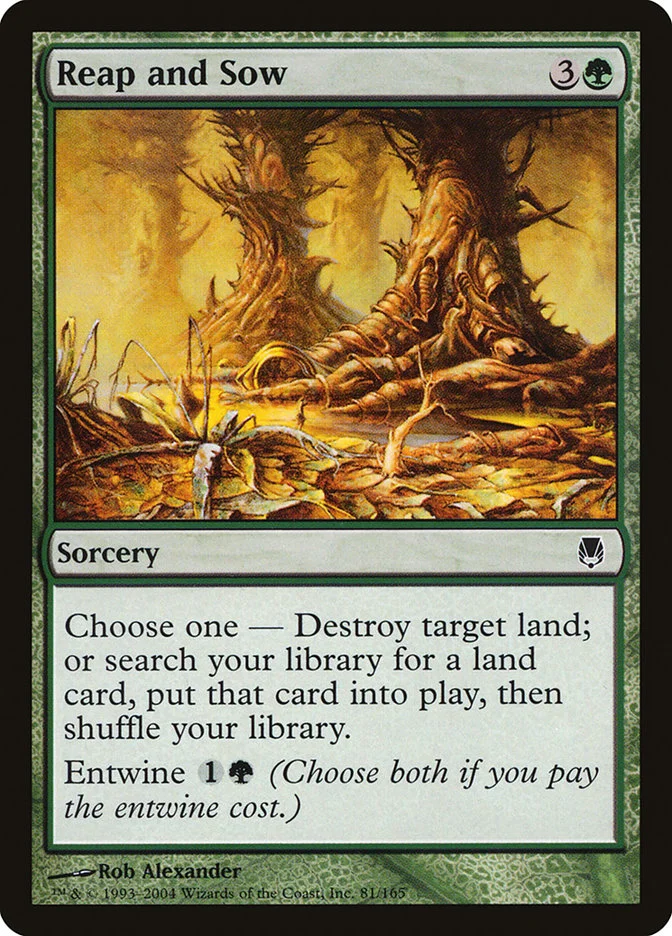 Reap and Sow (Darksteel) - Magic: The Gathering in TCG Land