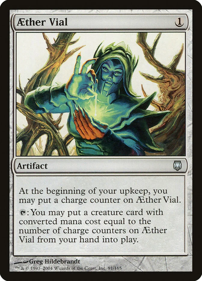Aether Vial (Darksteel) - Magic: The Gathering in TCG Land