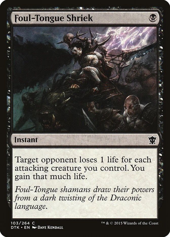 Foul-Tongue Shriek (Dragons of Tarkir) - Magic: The Gathering in TCG Land