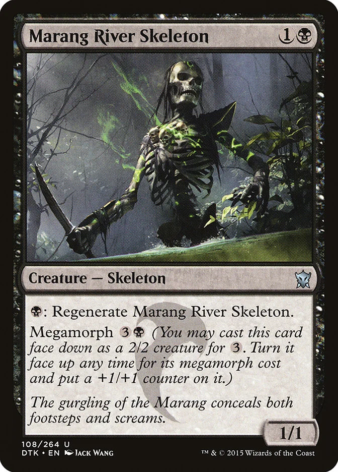 Marang River Skeleton (Dragons of Tarkir) - Magic: The Gathering in TCG Land