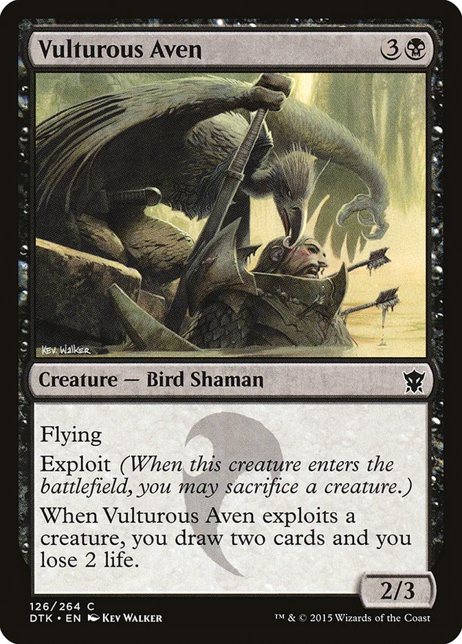 Vulturous Aven (Dragons of Tarkir) - Magic: The Gathering in TCG Land