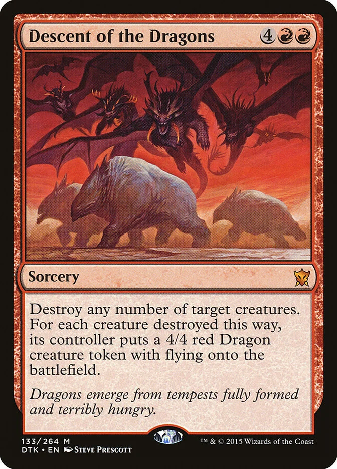 Descent of the Dragons (Dragons of Tarkir) - Magic: The Gathering in TCG Land