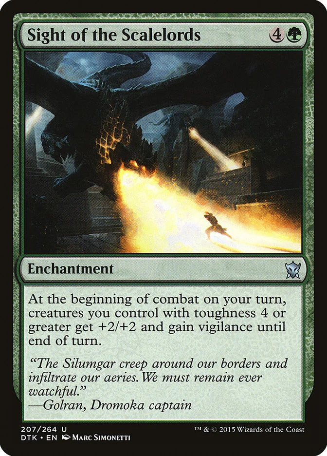 Sight of the Scalelords (Dragons of Tarkir) - Magic: The Gathering in TCG Land