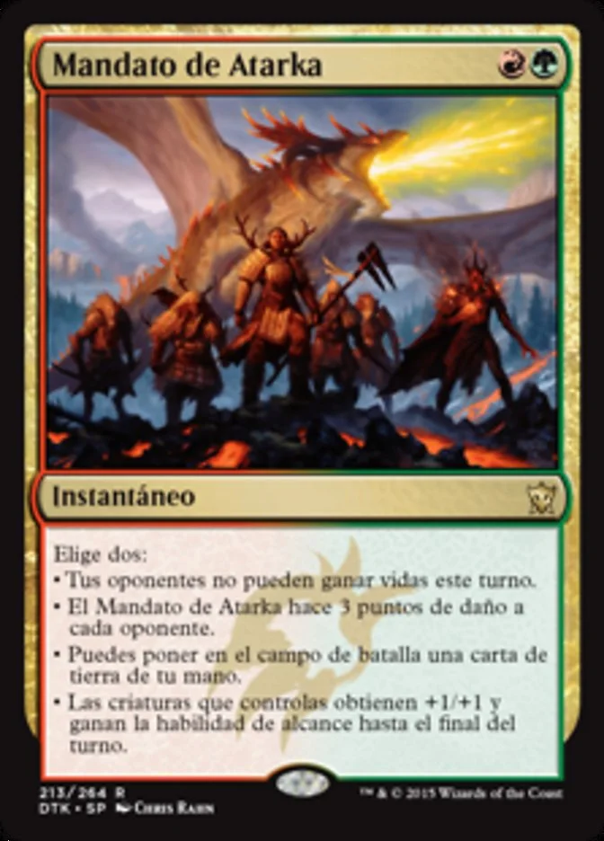 Mandato de Atarka (Dragons of Tarkir) - Magic: The Gathering in TCG Land