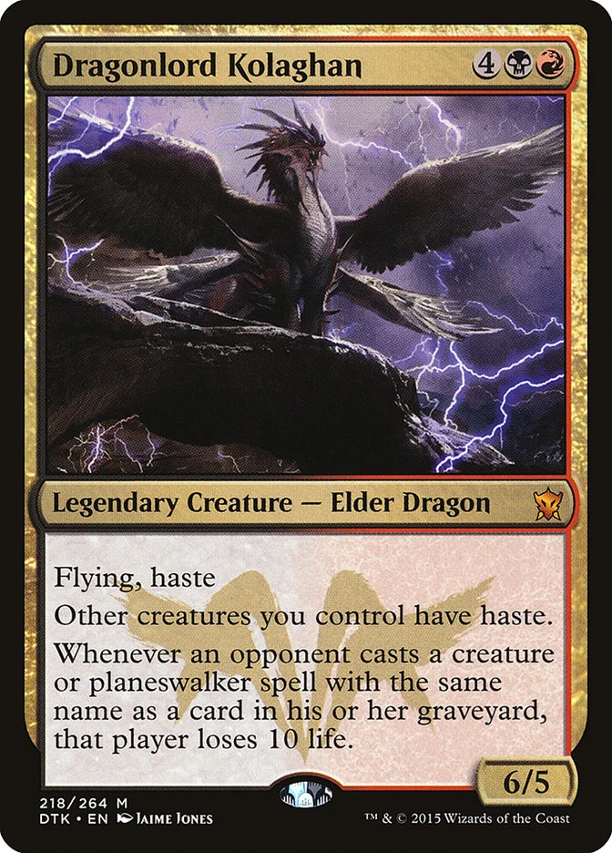 Dragonlord Kolaghan (Dragons of Tarkir) - Magic: The Gathering in TCG Land