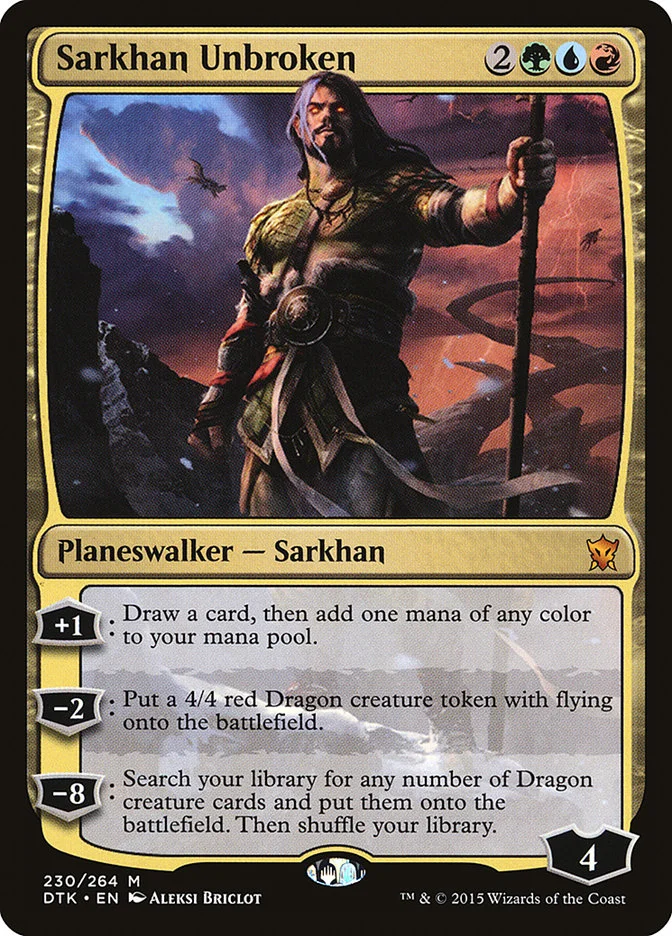 Sarkhan Unbroken (Dragons of Tarkir) - Magic: The Gathering in TCG Land