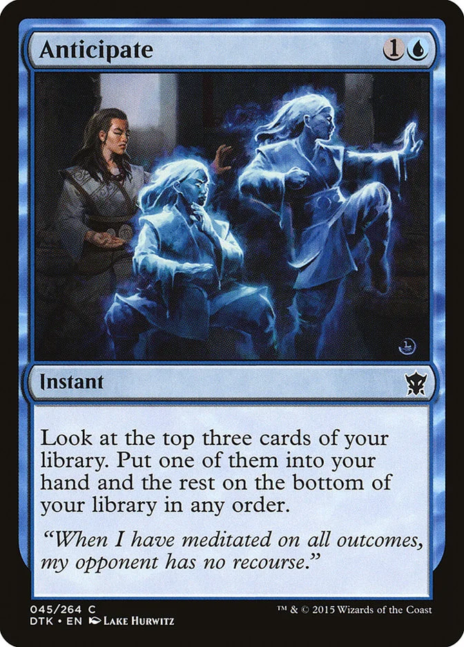 Anticipate (Dragons of Tarkir) - Magic: The Gathering in TCG Land