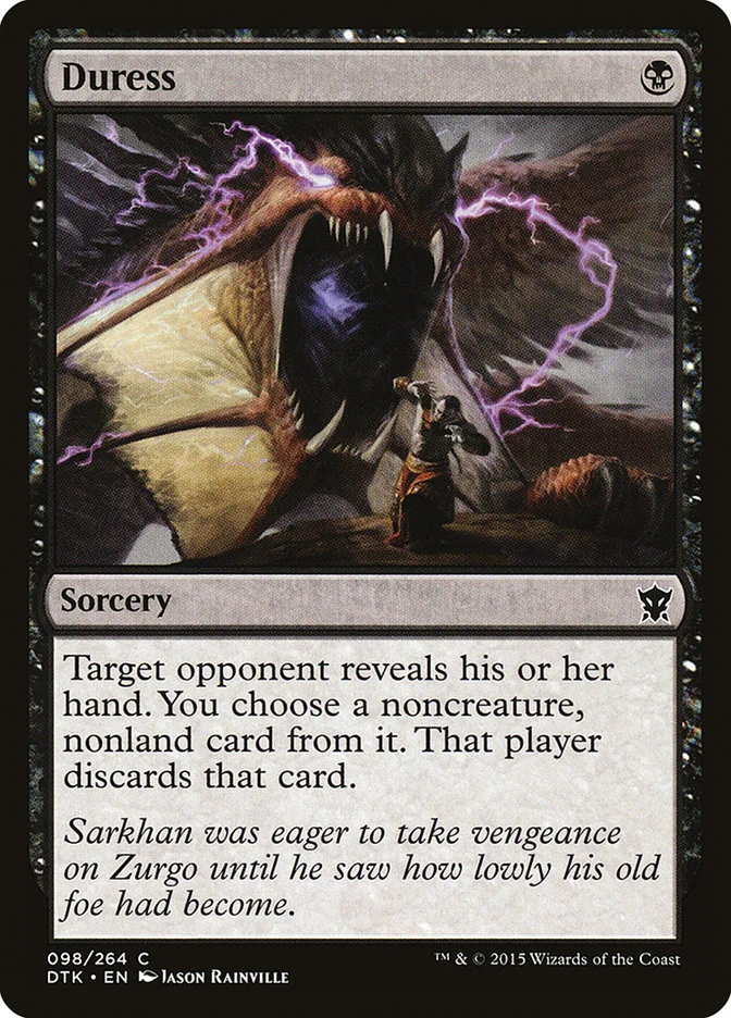 Duress (Dragons of Tarkir) - Magic: The Gathering in TCG Land