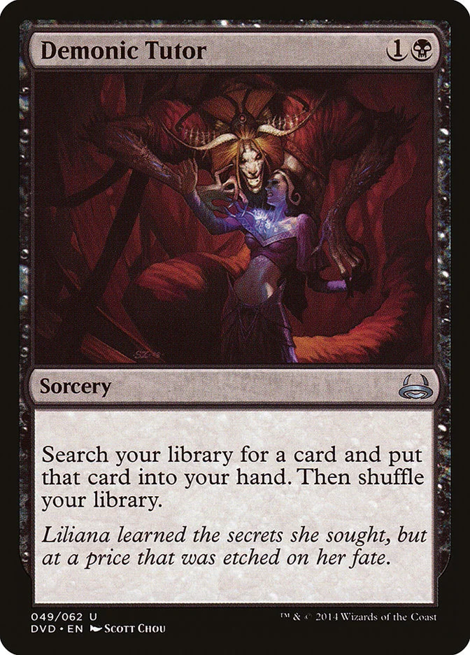 Demonic Tutor (Duel Decks Anthology: Divine vs. Demonic) - Magic: The Gathering in TCG Land