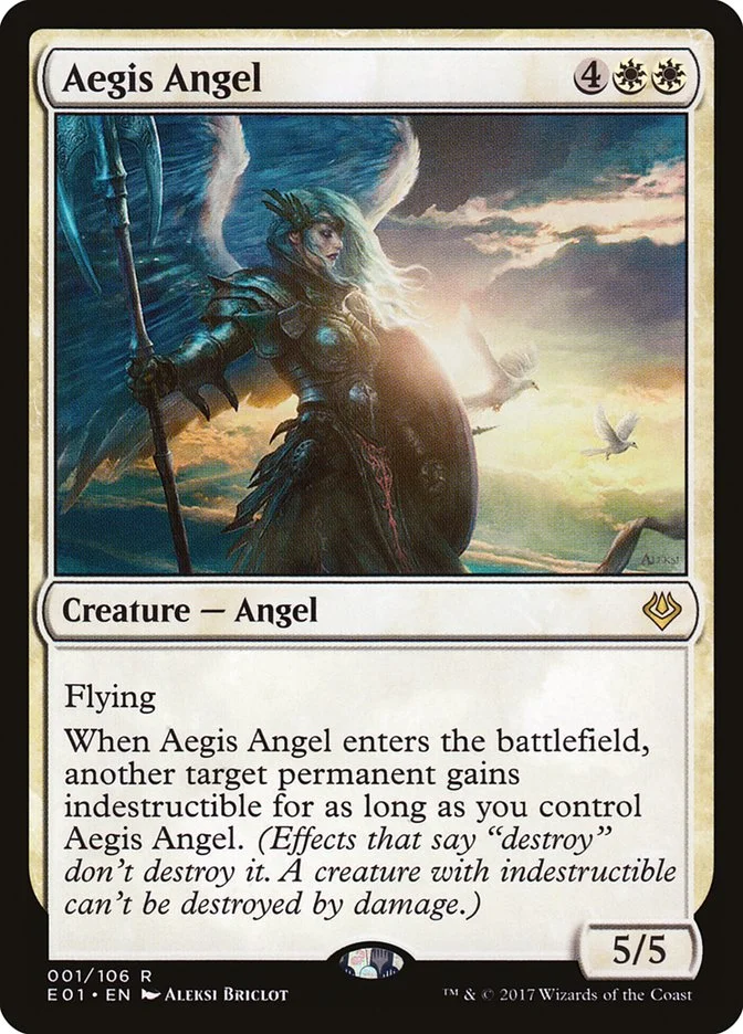 Aegis Angel (Archenemy: Nicol Bolas) - Magic: The Gathering in TCG Land
