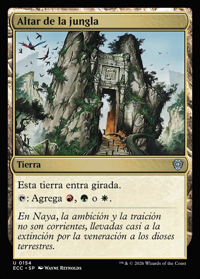 Altar de la jungla (Lorwyn Eclipsed Commander) - Magic: The Gathering in TCG Land México