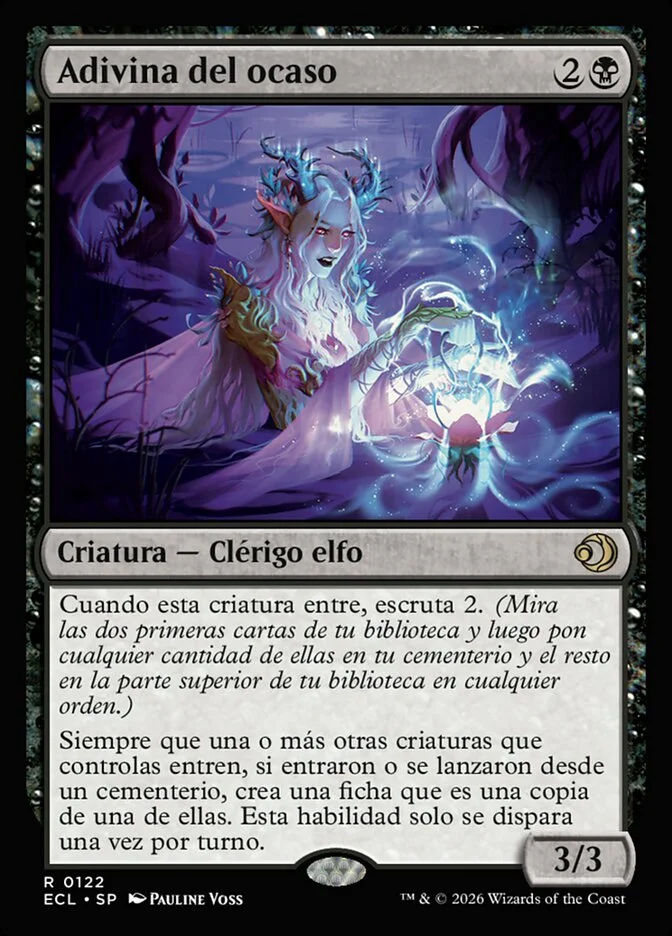 Adivina del ocaso (Lorwyn Eclipsed) - Magic: The Gathering in TCG Land México