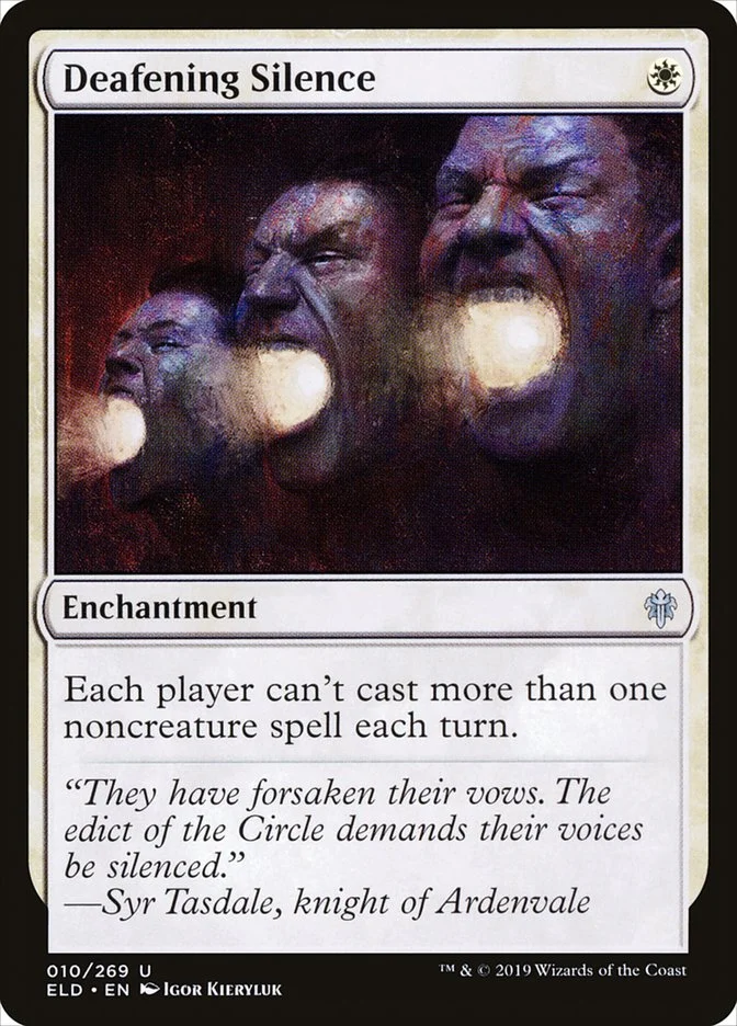 Deafening Silence (Throne of Eldraine) - Magic: The Gathering in TCG Land