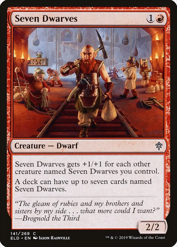 Seven Dwarves (Throne of Eldraine) - Magic: The Gathering in TCG Land