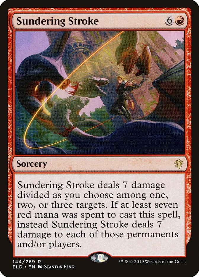 Sundering Stroke (Throne of Eldraine) - Magic: The Gathering in TCG Land