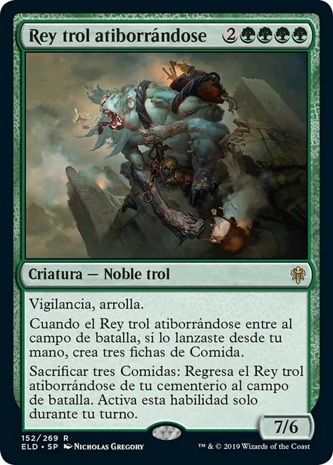 Rey trol atiborrándose (Throne of Eldraine) - Magic: The Gathering in TCG Land